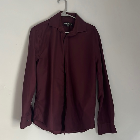 Men’s Small Violet Long Sleeve button down dress shirt - Picture 1 of 3